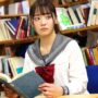 図書室で教え子JKをレイプする教師